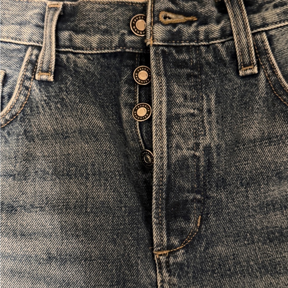 Favorite Daughter Denim Blue Flare Jeans - Picture 3 of 5
